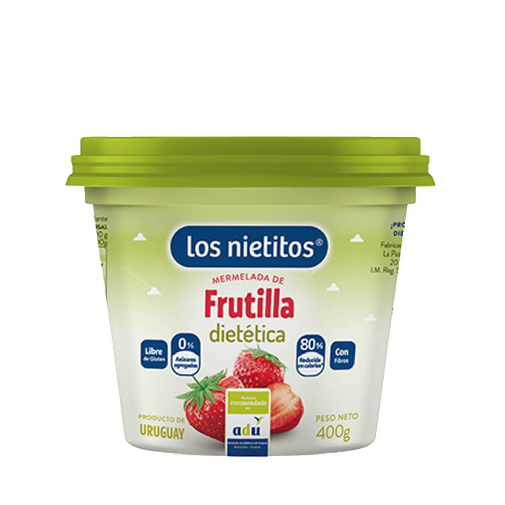 Mermelada de Frutilla Dietética - pote plástico 400 g
