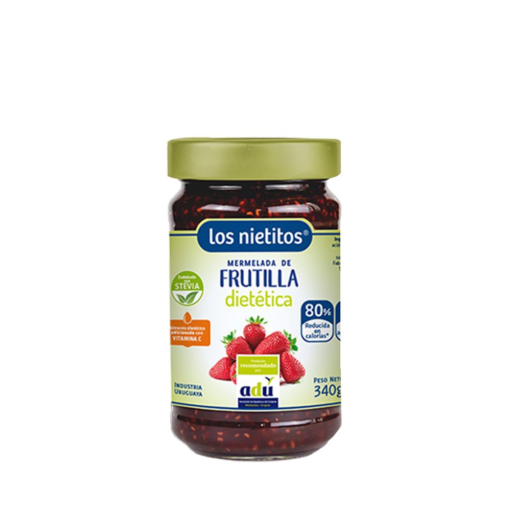 Mermelada de Frutilla Dietética - frasco de vidrio 340 g