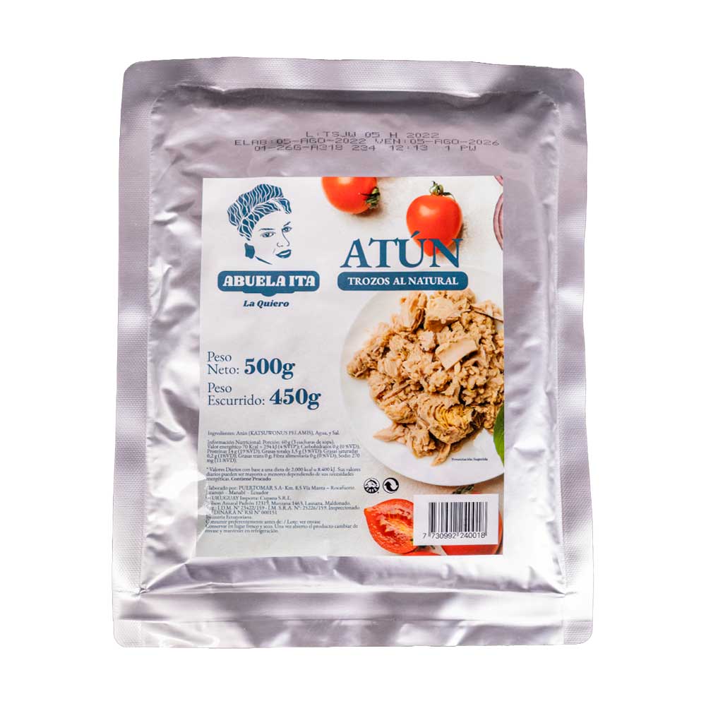 Lomos de atún al natural Abuela Ita