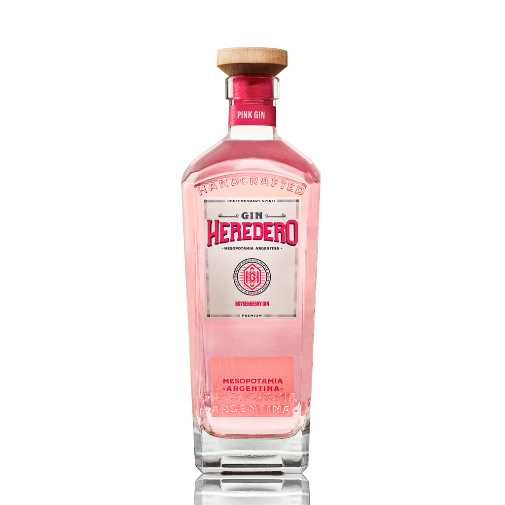 Botella Heredero Gin 700 ml - Boysenberry Pink Gin