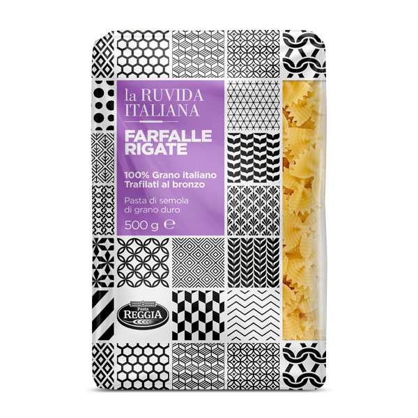 Farfalle Rigate La Ruvida pasta italiana