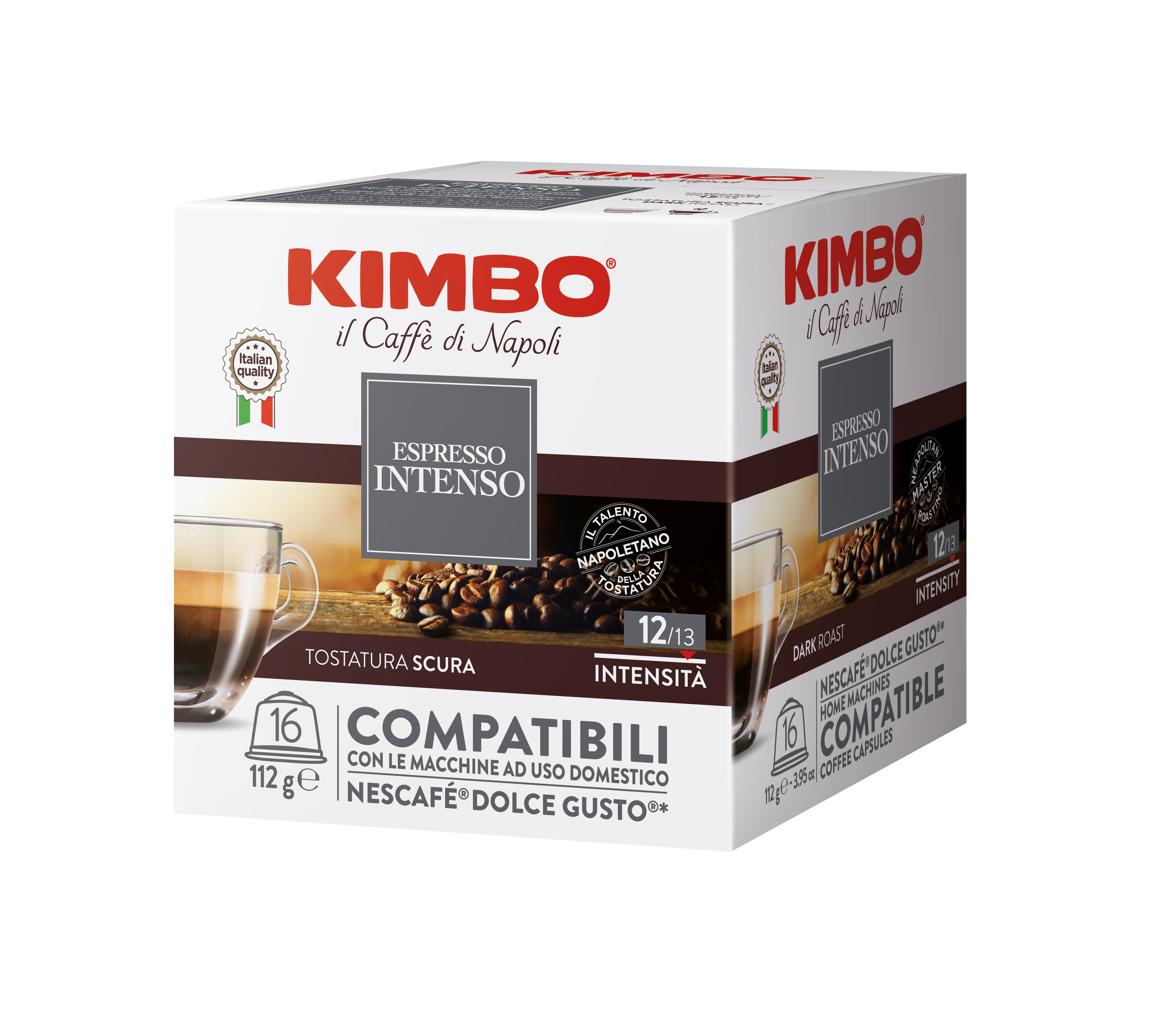 Kimbo Intenso cápsulas compatibles Dolce Gusto